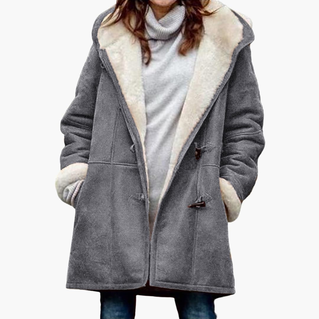 Damen Kapuzenjacke mit langen Ärmeln