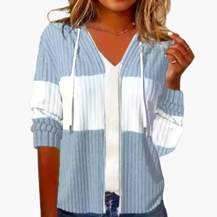 Damen Kapuzenpullover mit Reißverschluss