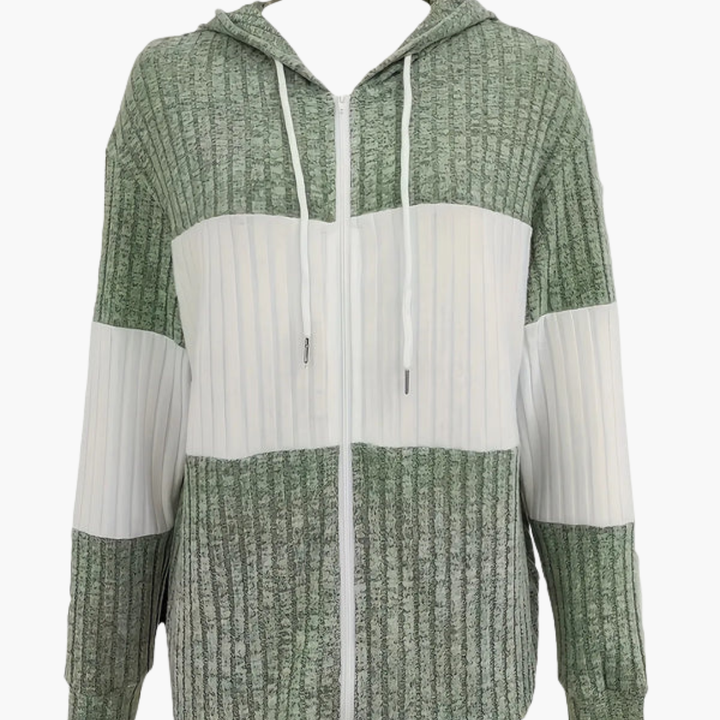 Damen Kapuzenpullover mit Reißverschluss