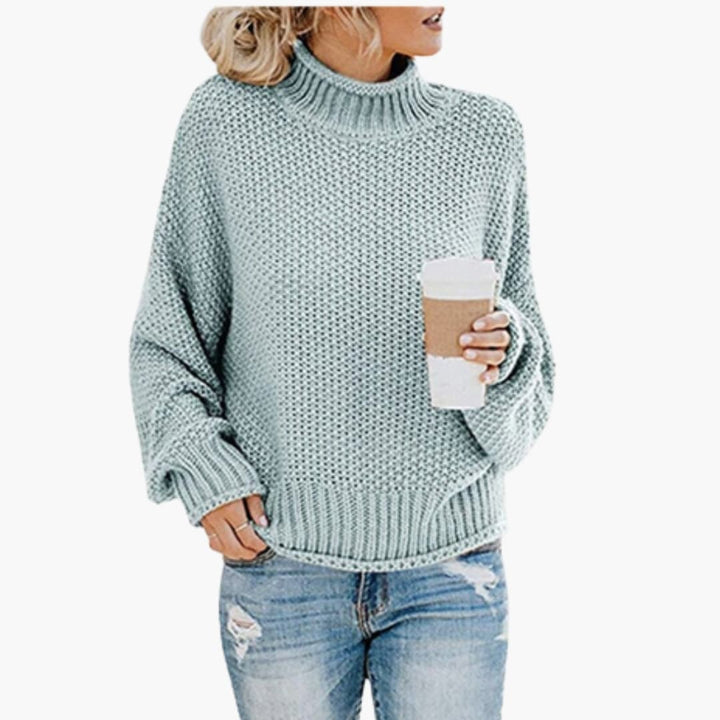 Damen Pullover mit Rollkragen