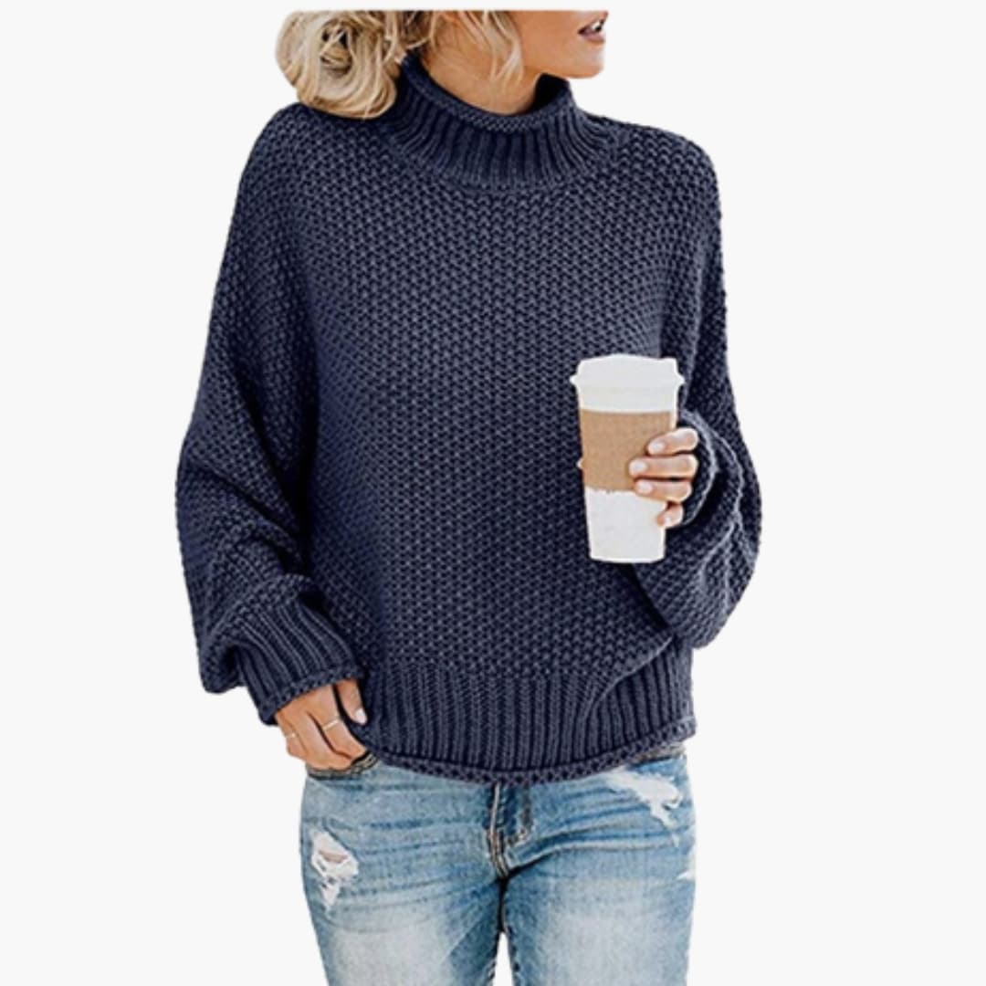 Damen Pullover mit Rollkragen