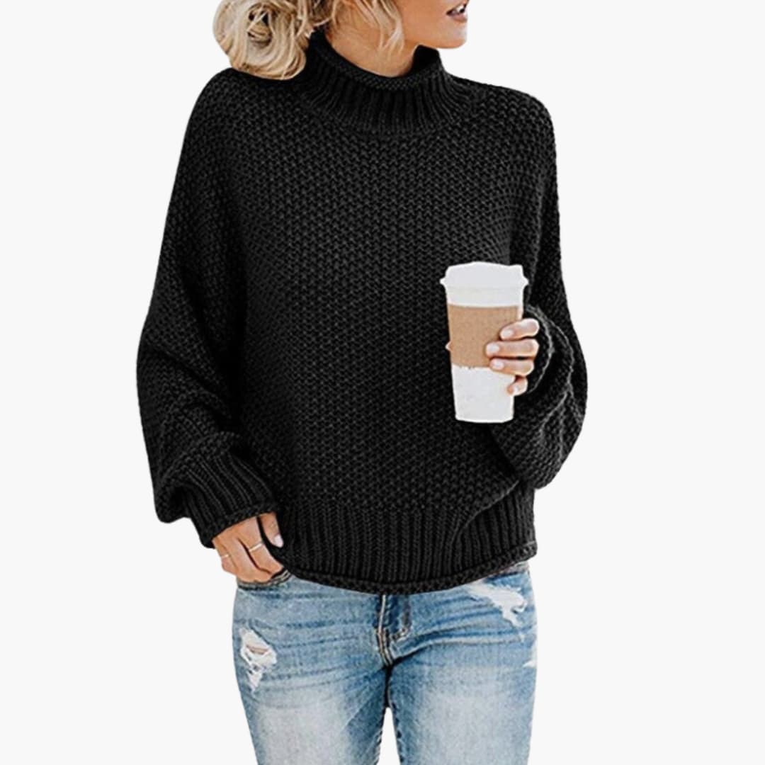 Damen Pullover mit Rollkragen