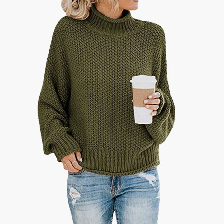 Damen Pullover mit Rollkragen