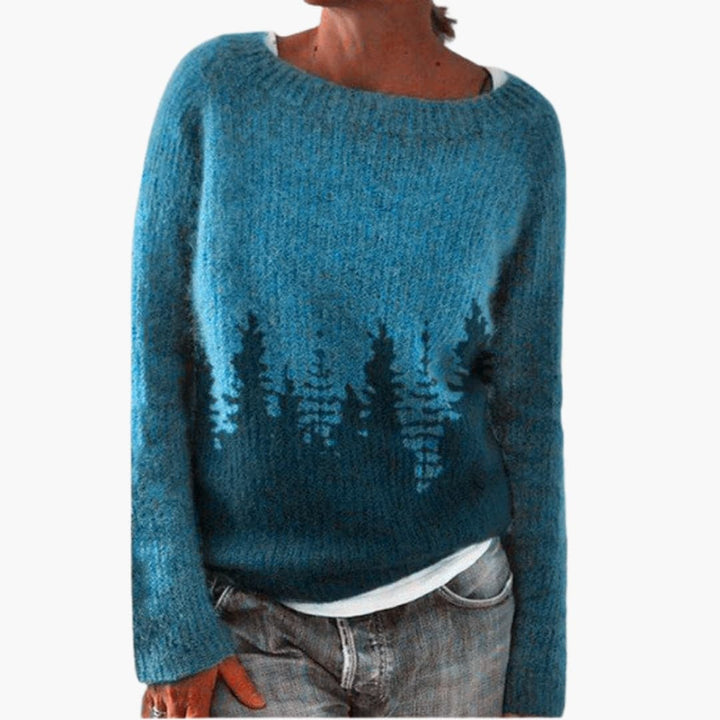 Damen Pullover mit Strickmustern