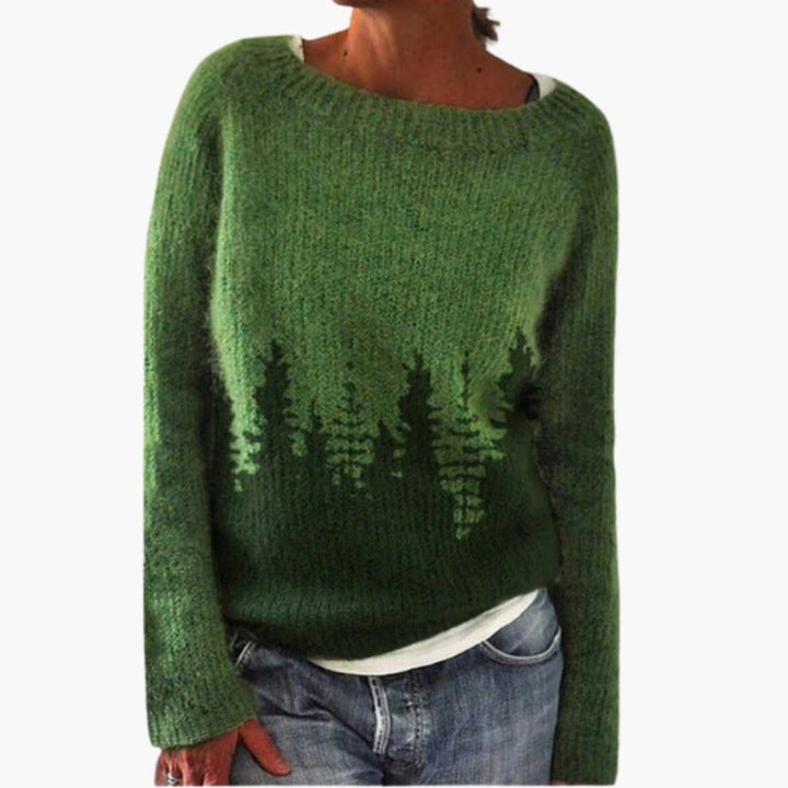 Damen Pullover mit Strickmustern