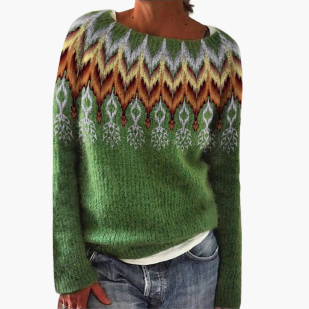 Damen Pullover mit Strickmustern