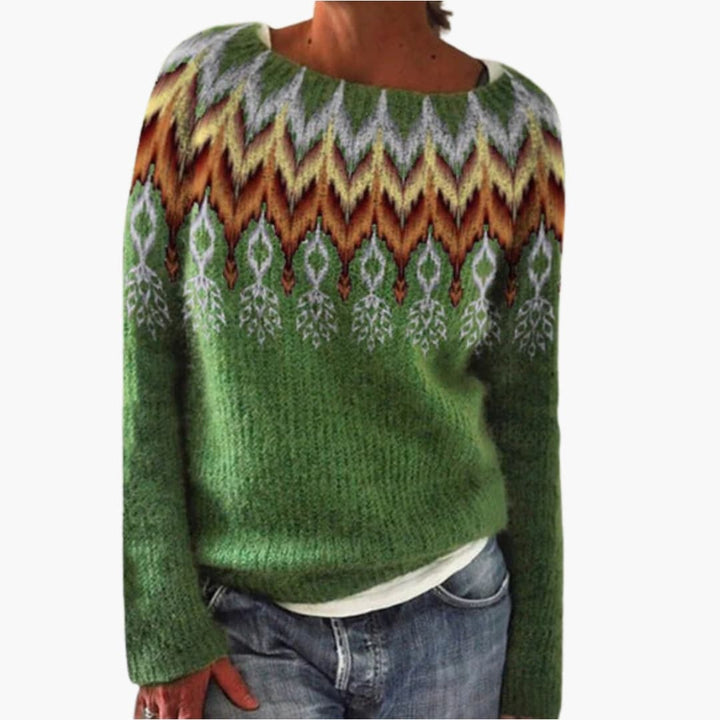 Damen Pullover mit Strickmustern