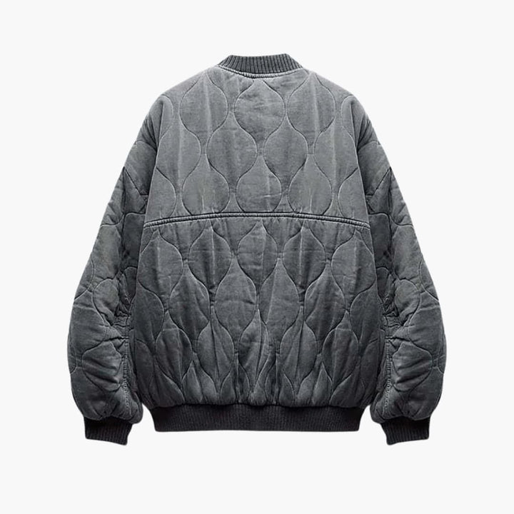 Damen Steppjacke mit Druckknöpfen