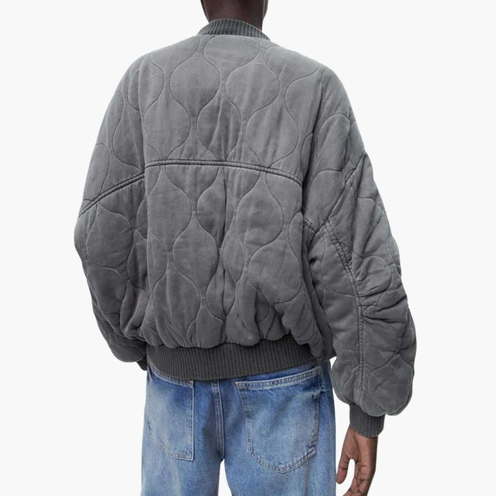 Damen Steppjacke mit Druckknöpfen