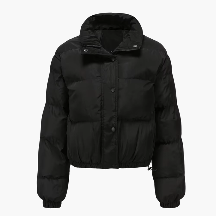 Damen Steppjacke mit Kapuze und Reißverschluss