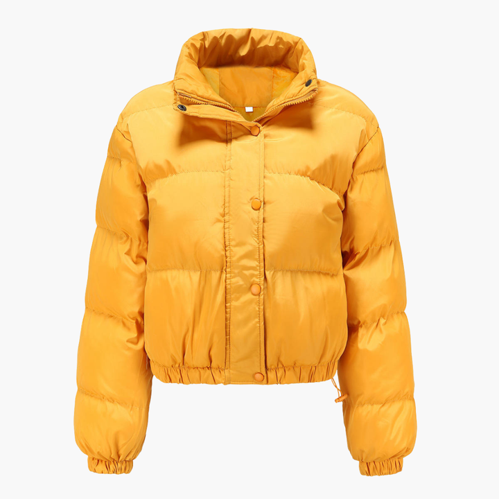 Damen Steppjacke mit Kapuze und Reißverschluss