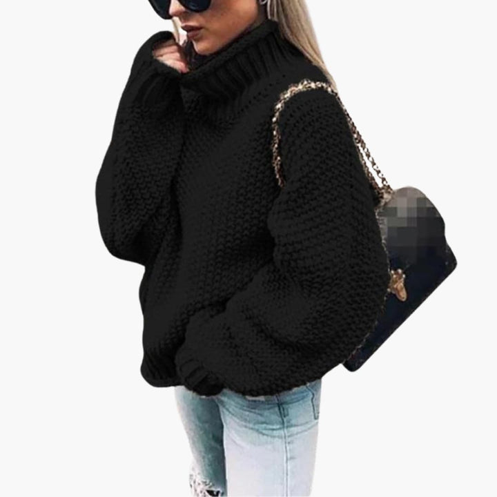 Damen Strickpullover mit langen Ärmeln