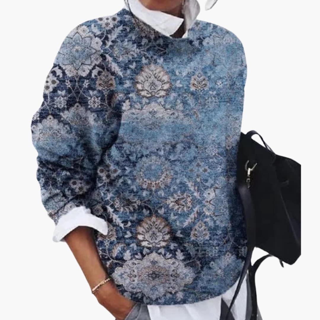 Damen Strickpullover mit langen Ärmeln