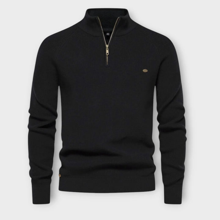 Halb-Zip Strickpullover für Herren