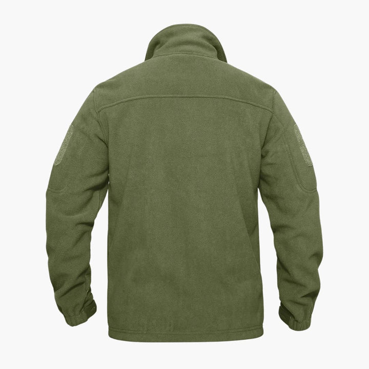 Fleecejacke für Herren mit Reißverschlusstaschen und Stehkragen