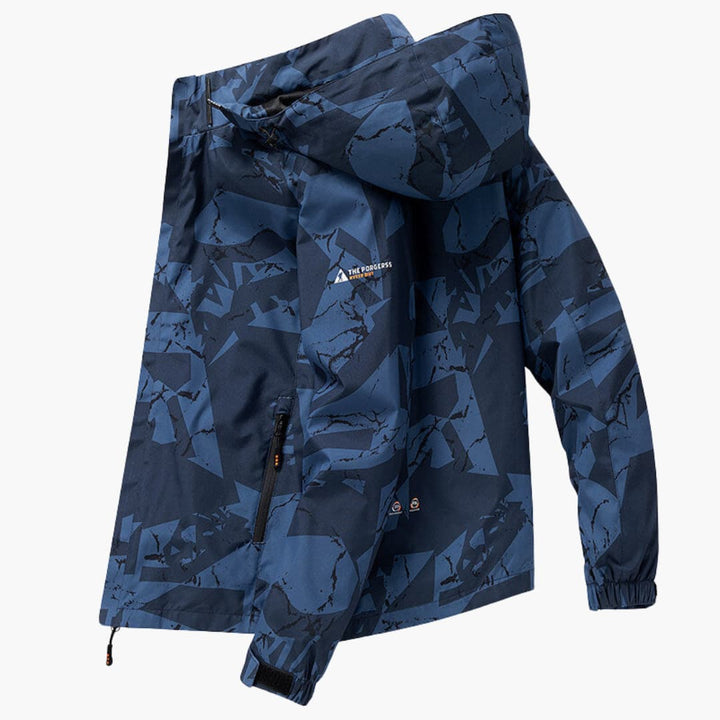 Herren Skijacke mit Kapuze und modernem Schnitt