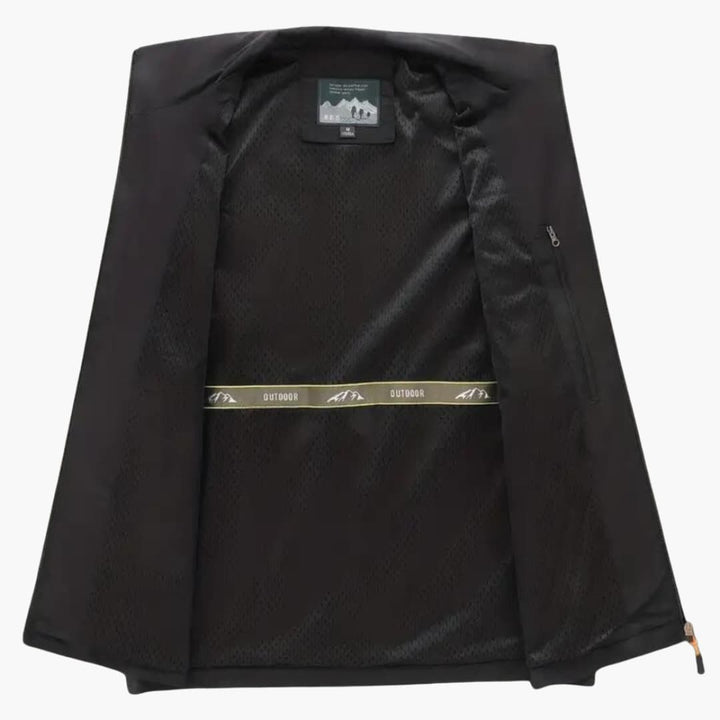 Herren Utility Weste mit Reißverschluss und mehreren Taschen