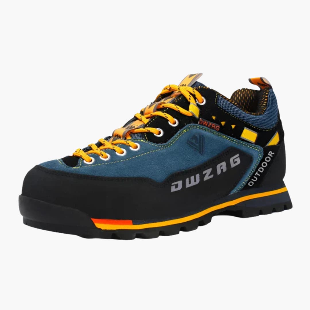 Herren-Wanderschuhe mit Schnürverschluss und strukturierter Außensohle
