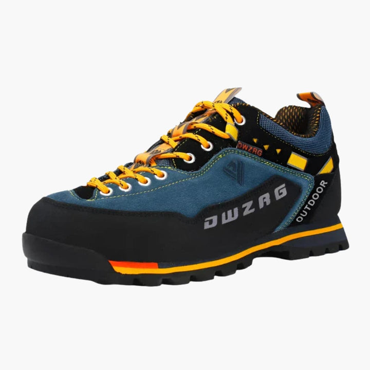 Herren-Wanderschuhe mit Schnürverschluss und strukturierter Außensohle