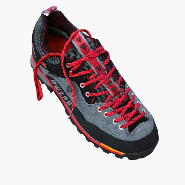 Herren-Wanderschuhe mit Schnürverschluss und strukturierter Außensohle