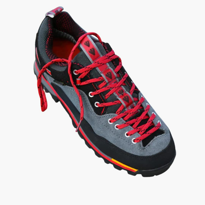 Herren-Wanderschuhe mit Schnürverschluss und strukturierter Außensohle