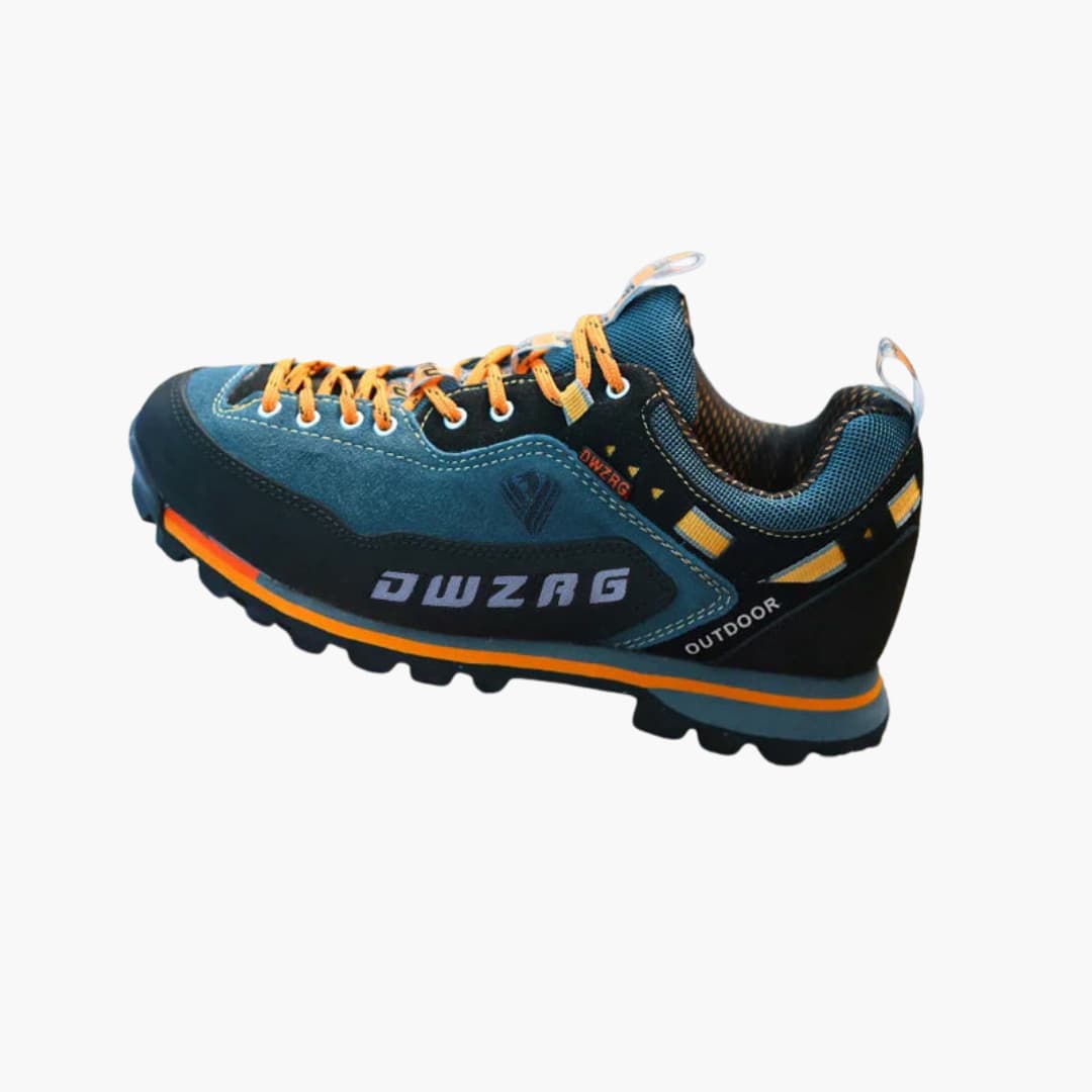 Herren-Wanderschuhe mit Schnürverschluss und strukturierter Außensohle