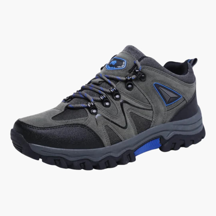 Herren-Wanderschuhe mit Schnürverschluss und strukturierter Außensohle