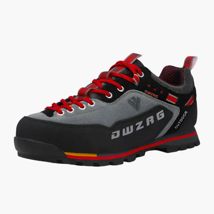 Herren-Wanderschuhe mit Schnürverschluss und strukturierter Außensohle