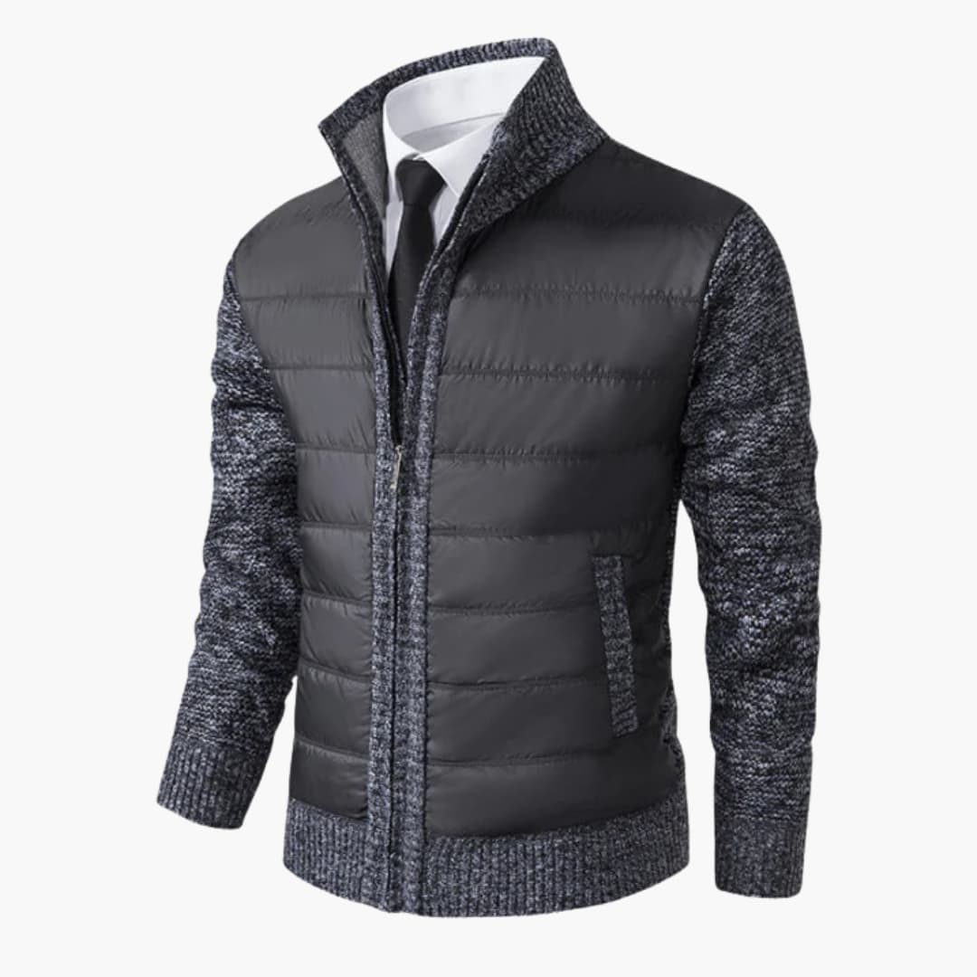 Herren-Winterjacke mit Stehkragen