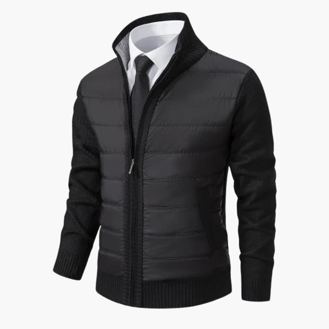 Herren-Winterjacke mit Stehkragen