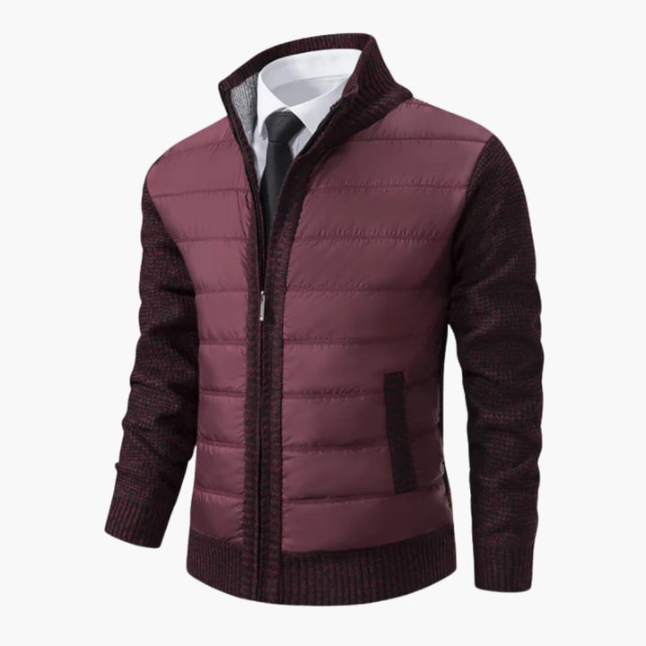 Herren-Winterjacke mit Stehkragen