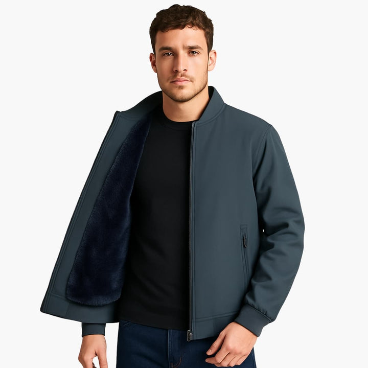 Herren Bomberjacke mit Fleecefutter
