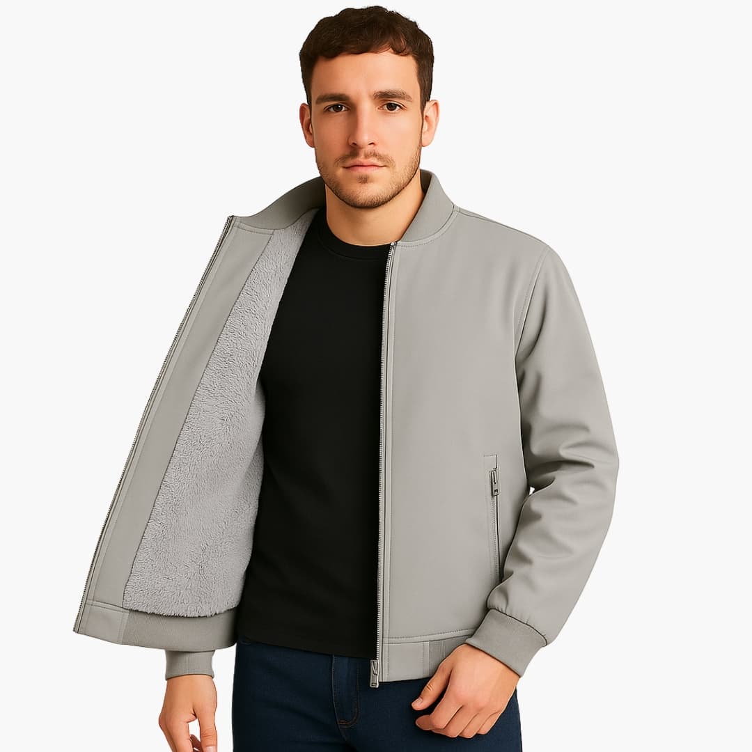 Herren Bomberjacke mit Fleecefutter