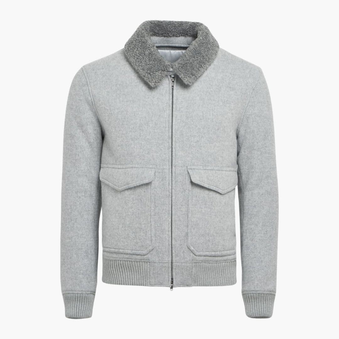 Herren Bomberjacke mit Fronttaschen