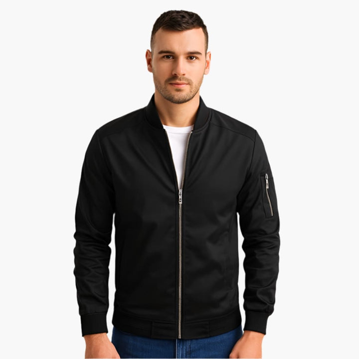 Herren Bomberjacke mit Rippbündchen