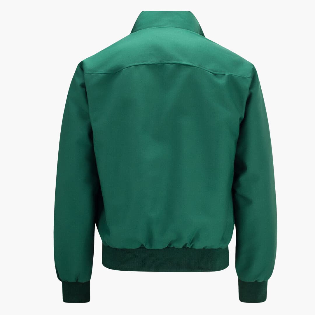 Klassische Herren Winterjacke mit geripptem Saum und Kragen