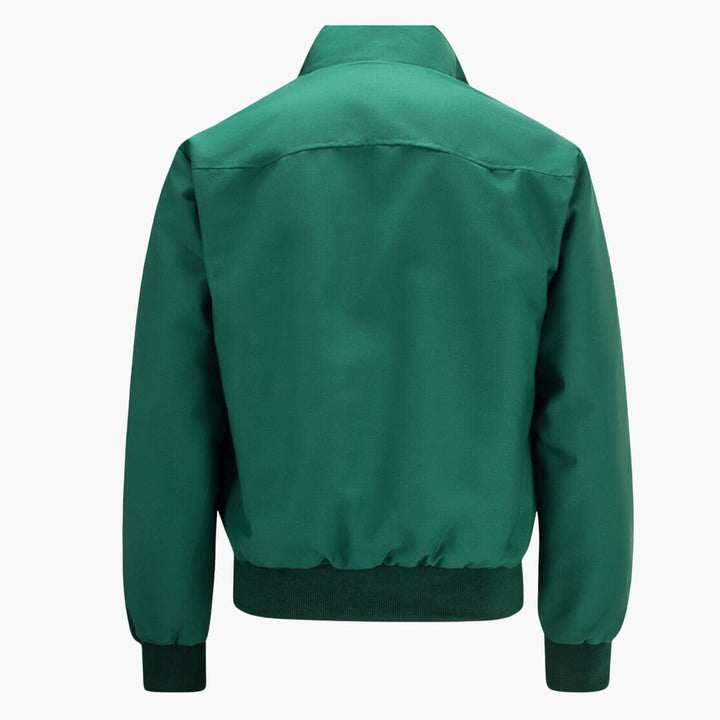 Klassische Herren Winterjacke mit geripptem Saum und Kragen