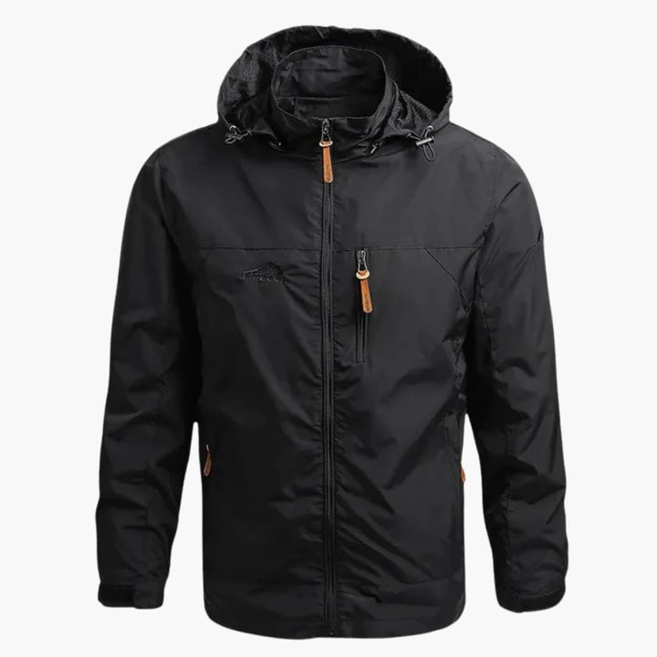 Herren Jacke mit Frontreißverschluss und Stehkragen