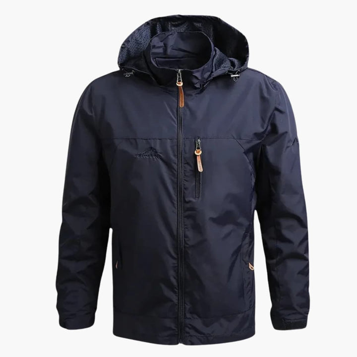 Herren Jacke mit Frontreißverschluss und Stehkragen