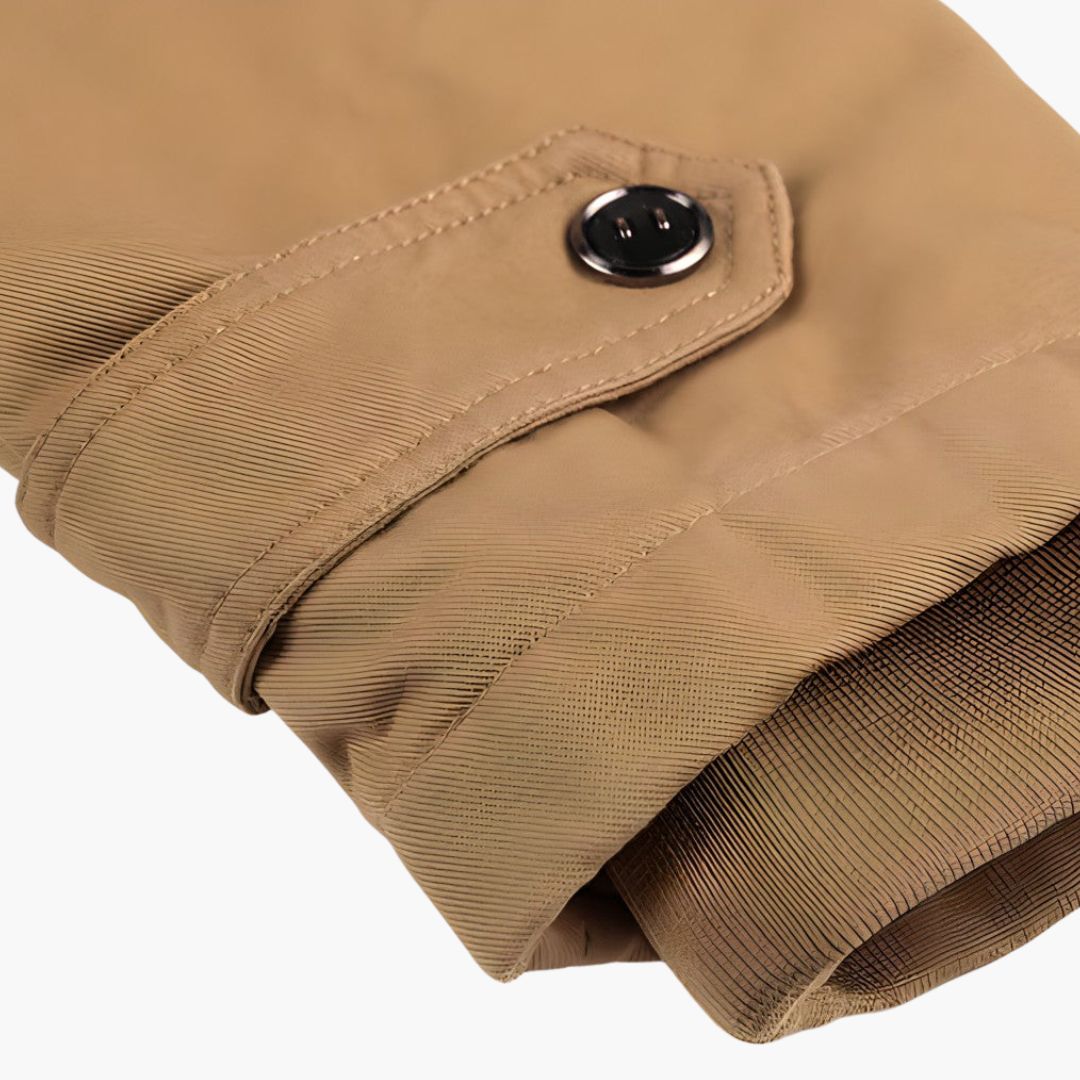 Herren Militärjacke mit Kapuze und mehreren Taschen