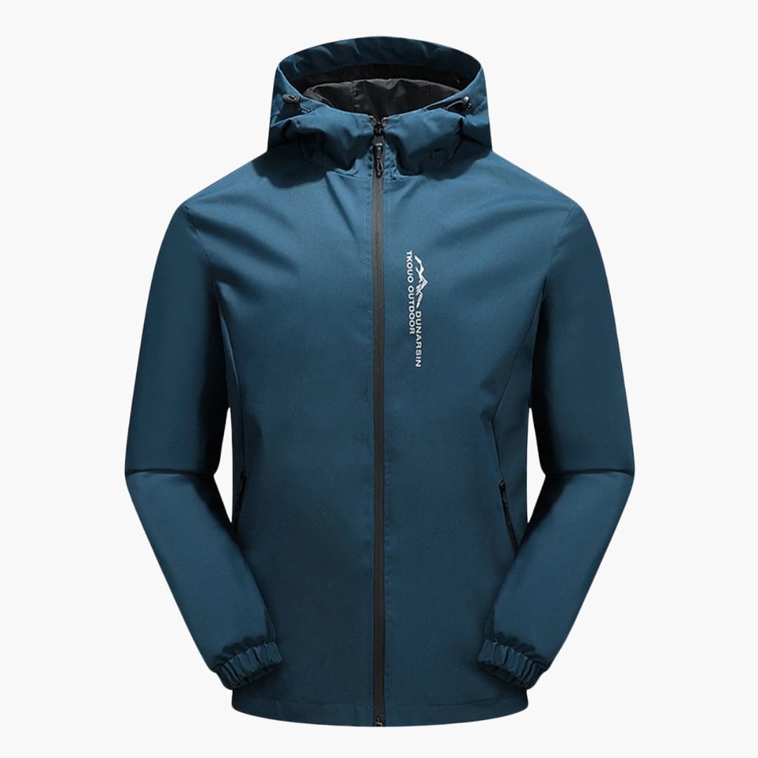 Herren Softshelljacke mit Kapuze und Frontreißverschluss