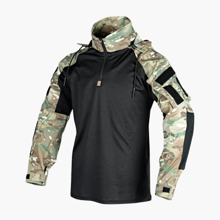 Herrenjacke mit Halb-Reißverschluss