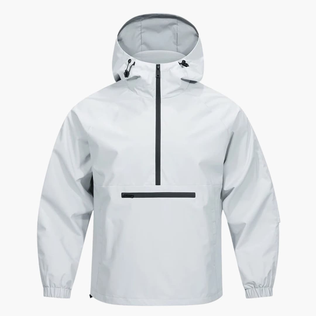 Herrenjacke mit Kapuze Frontreißverschluss und langen Ärmeln