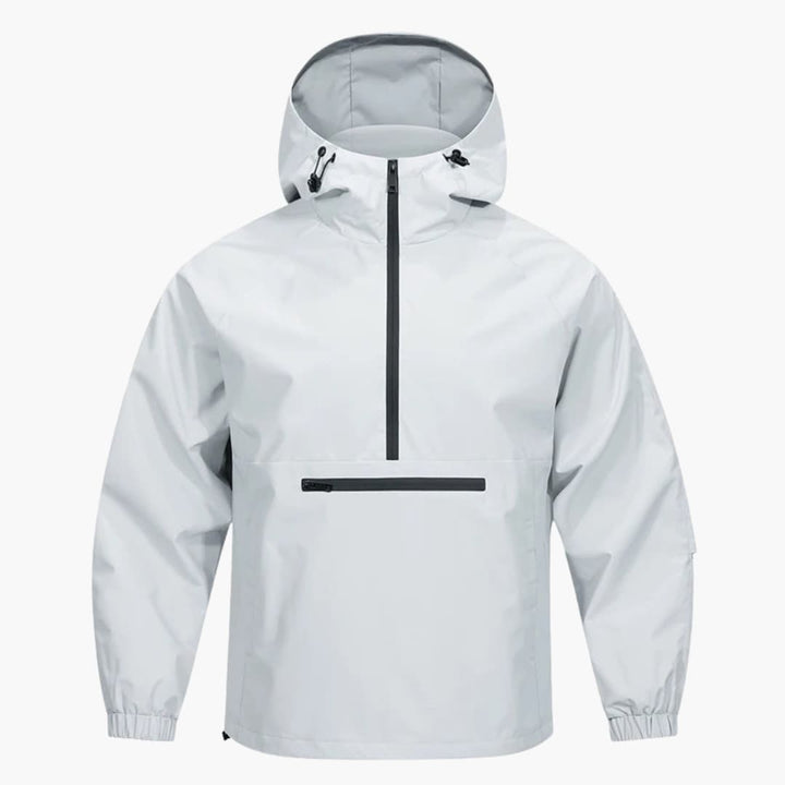 Herrenjacke mit Kapuze Frontreißverschluss und langen Ärmeln