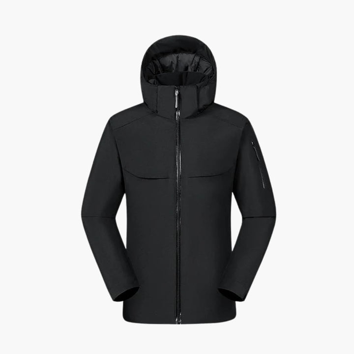 Herrenjacke mit Kapuze Seitentaschen
