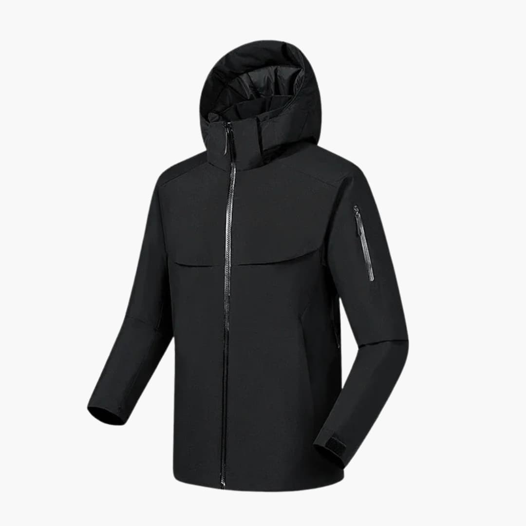 Herrenjacke mit Kapuze Seitentaschen