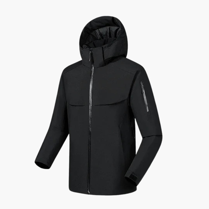 Herrenjacke mit Kapuze Seitentaschen