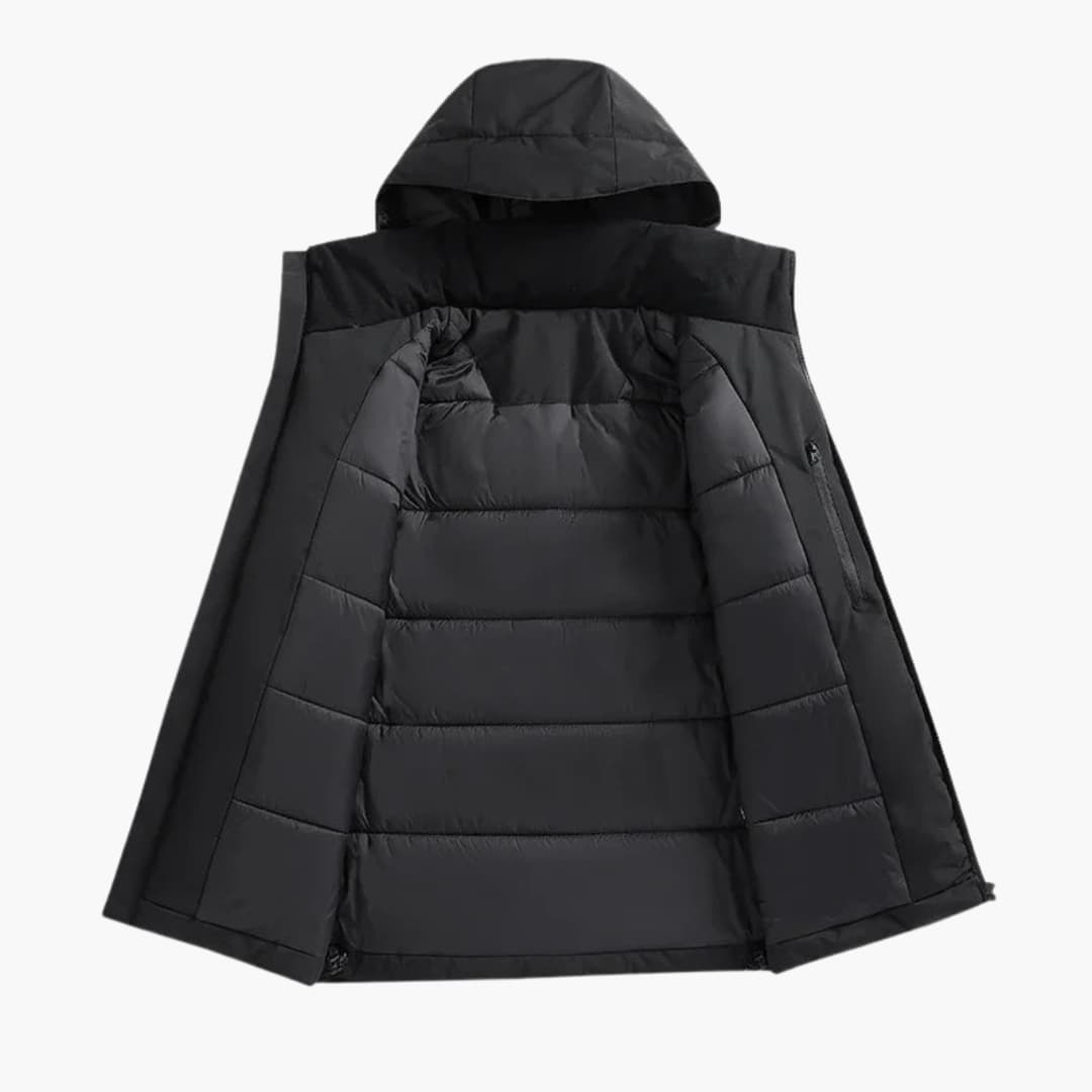 Herrenjacke mit Kapuze Seitentaschen