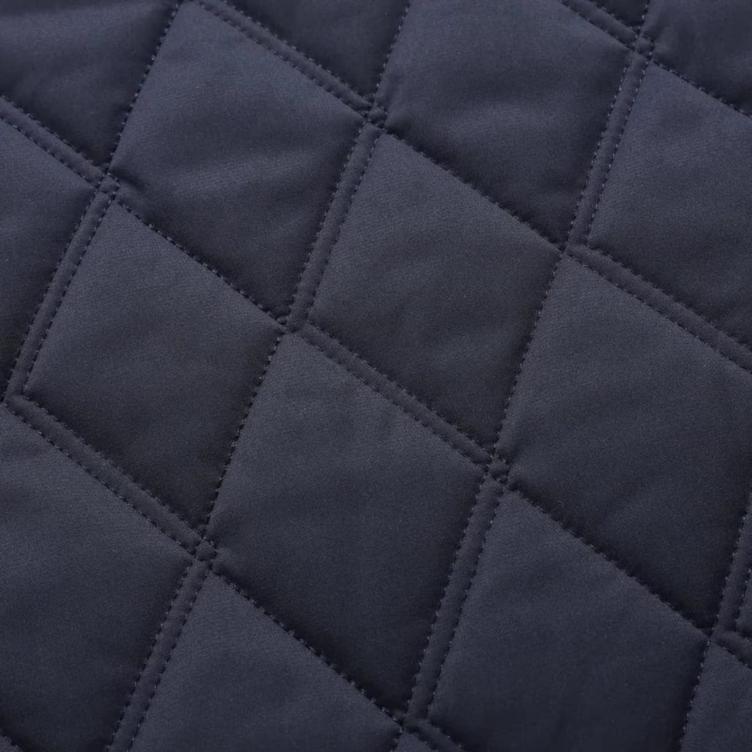 Herrliche gesteppte Jacke mit Druckknopfverschluss und Kentkragen