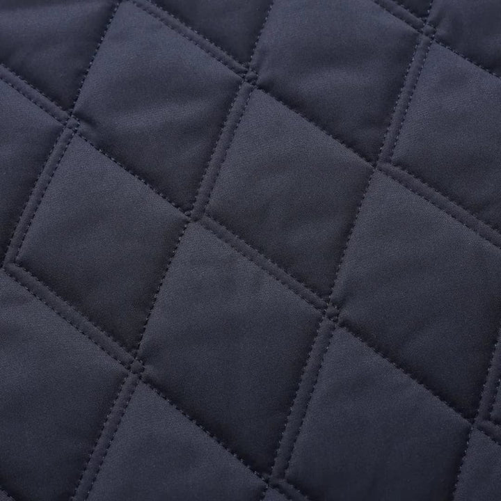 Herrliche gesteppte Jacke mit Druckknopfverschluss und Kentkragen